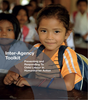 Little girl and Interagency Toolkit Title